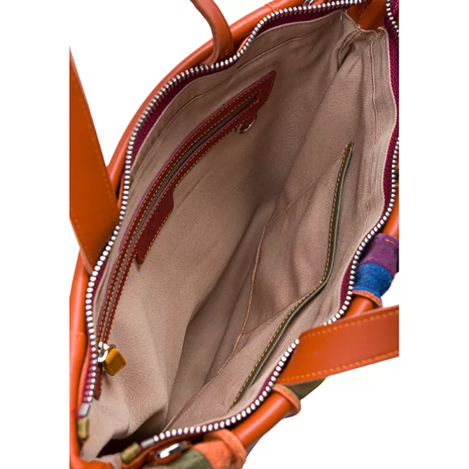 Cabas Laguna En Cuir Et En Daim Grand Format Lucca | Mywalit Cheap