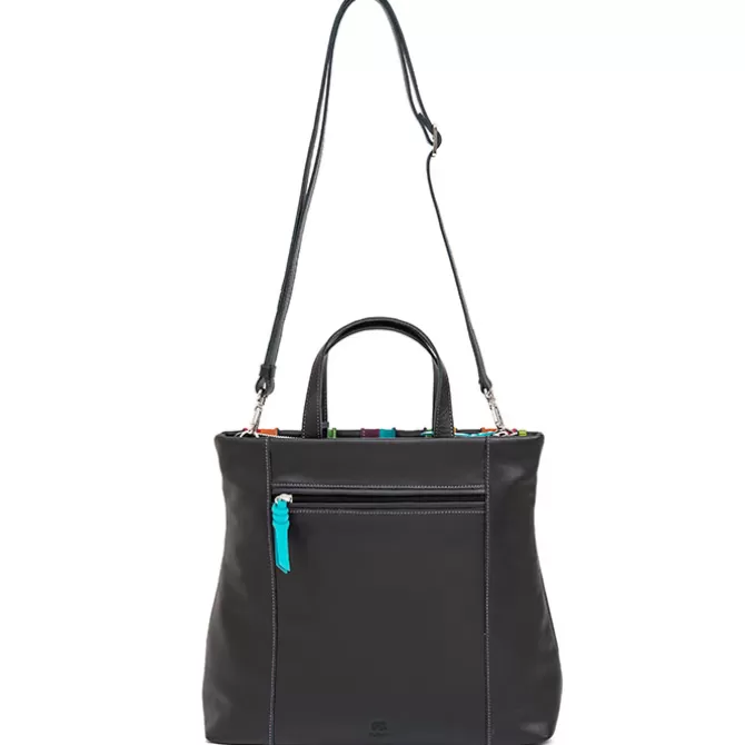 Cabas Laguna En Cuir Et En Daim Grand Format Noir | Mywalit Cheap