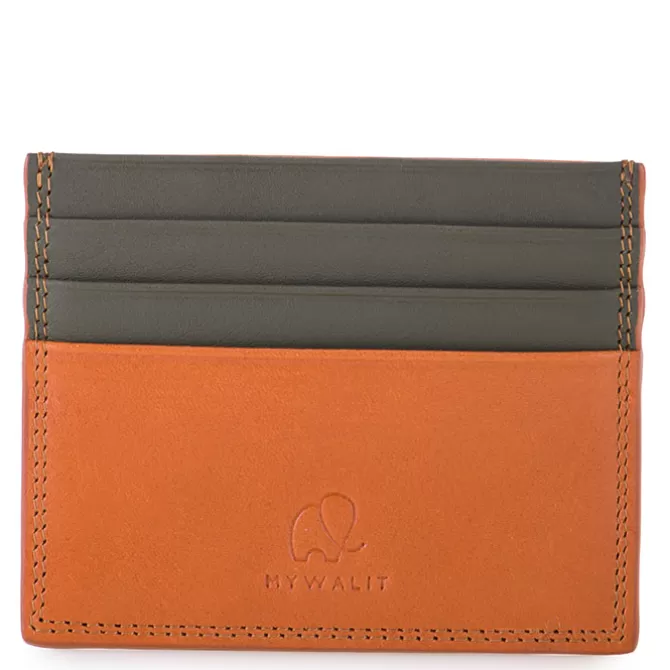 Porte-Cartes Double Face Rfid New Style Fauve-Olive | Mywalit Outlet
