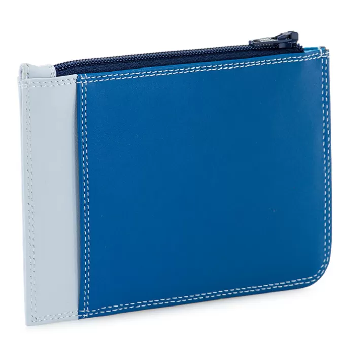 Porte-Cartes Mince Avec Porte-Monnaie Denim | Mywalit Best