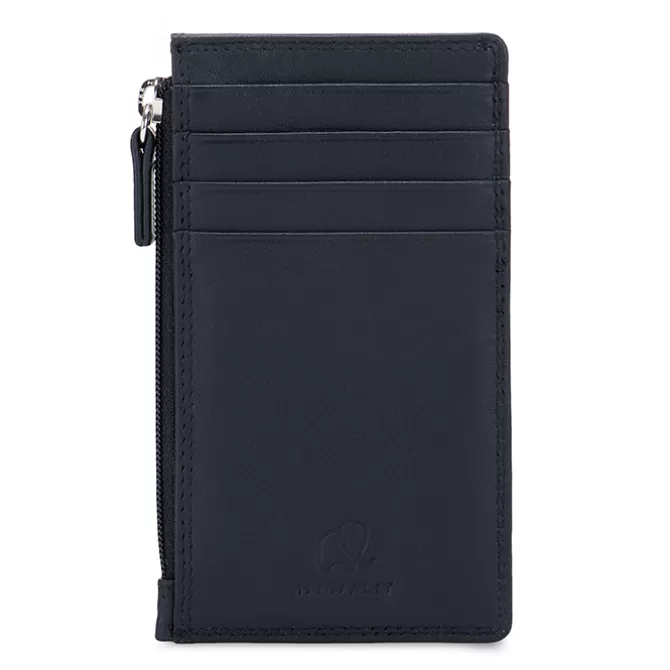 Porte-Cartes Rfid Avec Porte-Monnaie Nappa Noir | Mywalit Discount