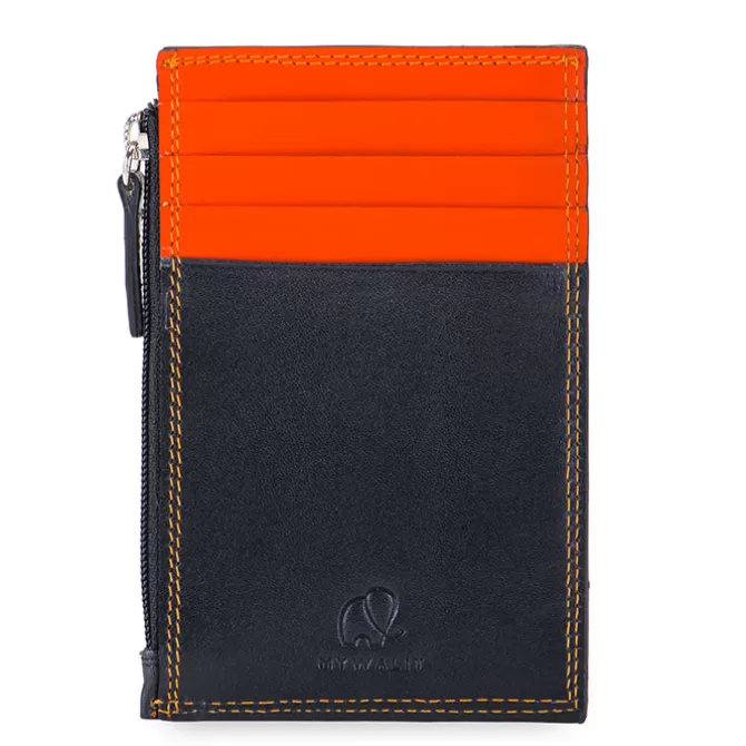 Porte-Cartes Rfid Avec Porte-Monnaie Noir-Orange | Mywalit Cheap