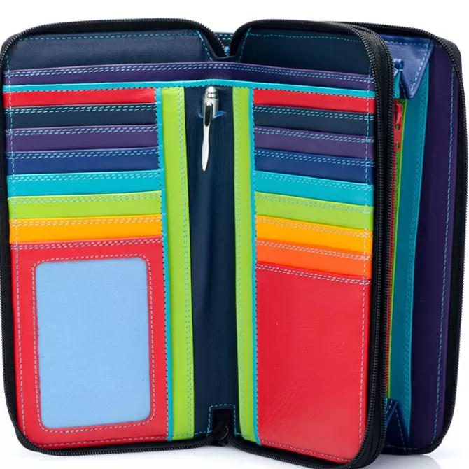 Portefeuille A Double Zip Grand Format Black Pace | Mywalit Hot