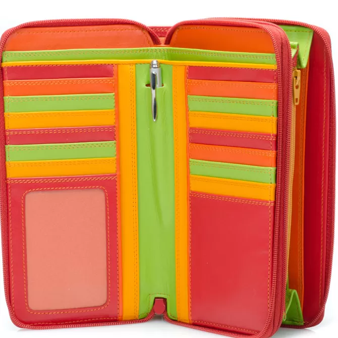 Portefeuille A Double Zip Grand Format Jamaica | Mywalit Hot