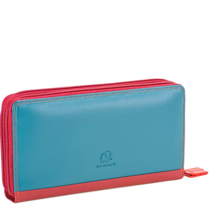 Portefeuille A Double Zip Grand Format Vesuvio | Mywalit Sale
