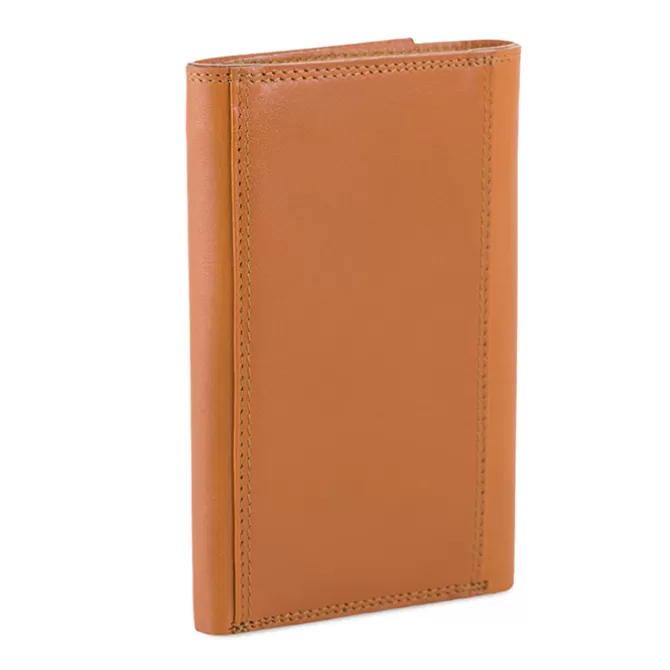 Portefeuille A Trois Volets Homme Avec Zip Fauve-Olive | Mywalit New