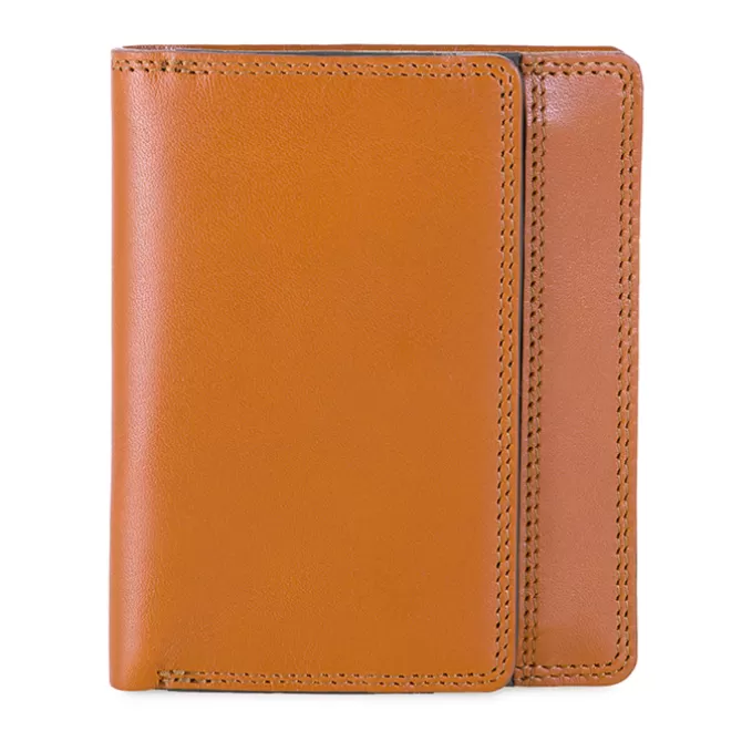 Portefeuille Avec Porte-Monnaie Plat Fauve-Olive | Mywalit Store