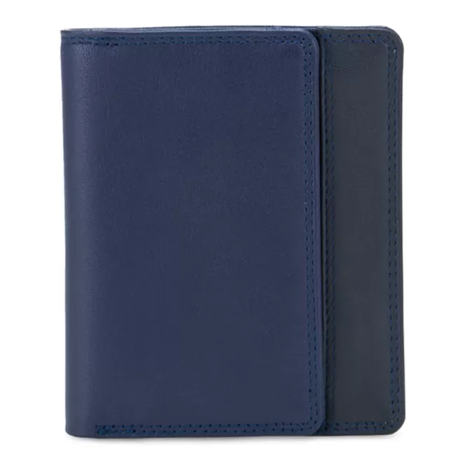 Portefeuille Avec Porte-Monnaie Rfid Plat Nappa Notte | Mywalit Best Sale