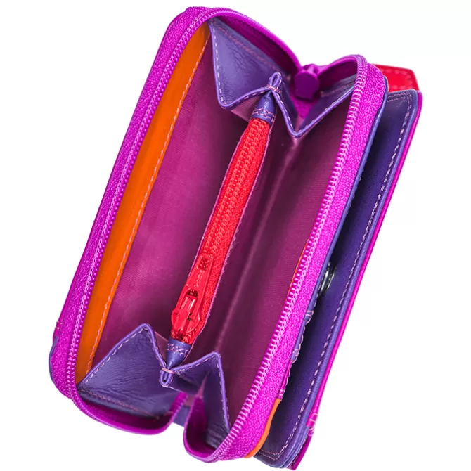 Portefeuille Homme Zippe Petit Format Sangria Multi | Mywalit Cheap