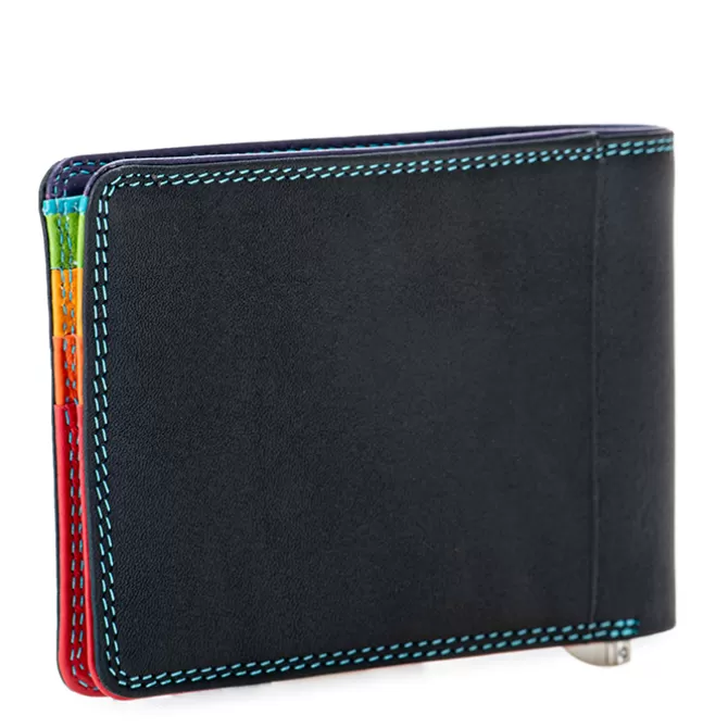Portefeuille Mince Rfid Avec Pince A Billets Nappa Black Pace | Mywalit Flash Sale