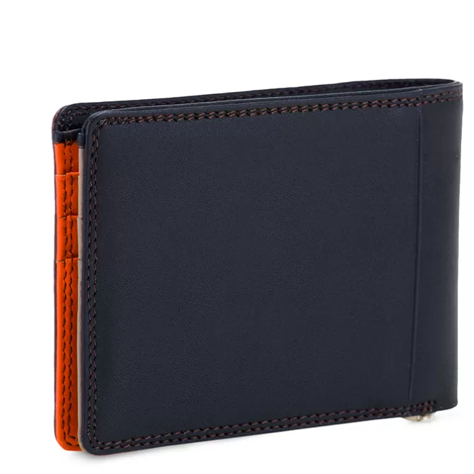 Portefeuille Mince Rfid Avec Pince A Billets Nappa Cacao | Mywalit Hot