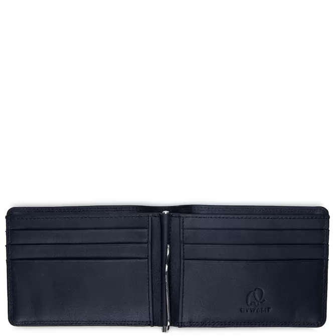 Portefeuille Mince Rfid Avec Pince A Billets Nappa Noir | Mywalit Hot