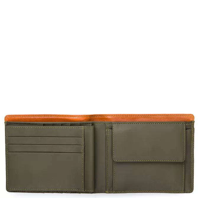 Portefeuille Pour Homme Rfid Grand Format A Lampe Britelite New Style Fauve-Olive | Mywalit Fashion