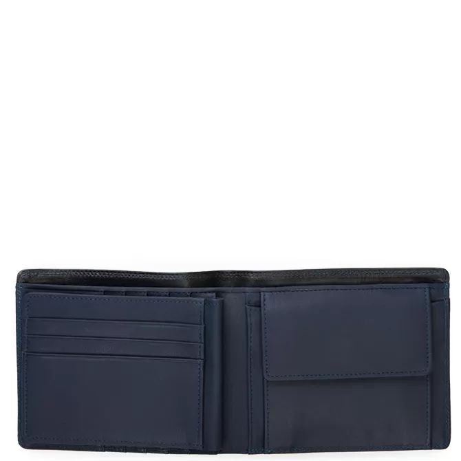 Portefeuille Pour Homme Rfid Grand Format A Lampe Britelite New Style Noir-Bleu | Mywalit Clearance