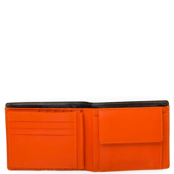 Portefeuille Pour Homme Rfid Grand Format A Lampe Britelite New Style Noir-Orange | Mywalit Store