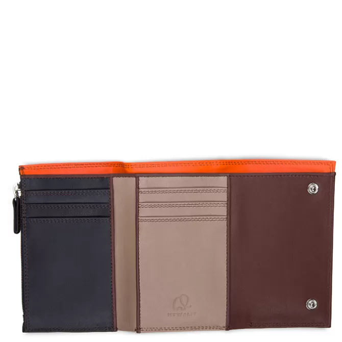 Portefeuille Rfid A Trois Volets Homme Avec Zip Nappa Cacao | Mywalit Best