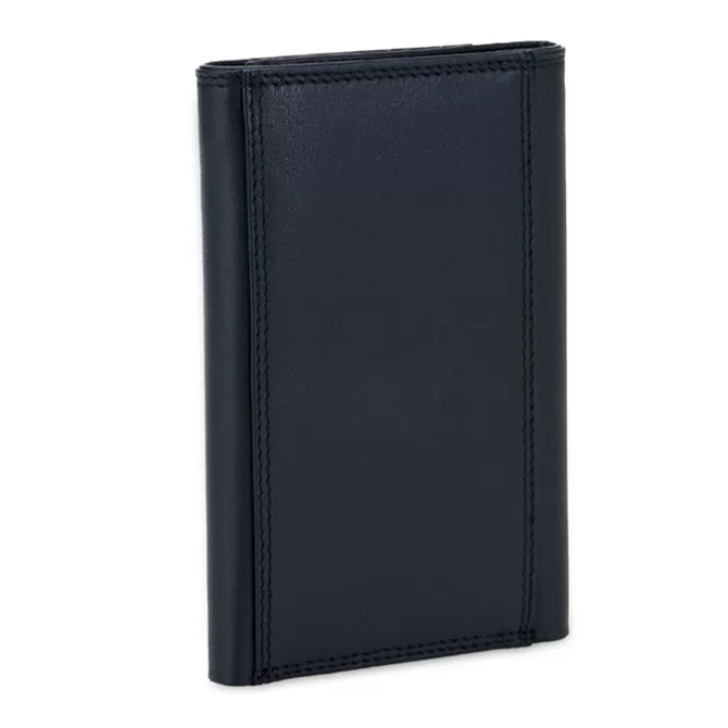 Portefeuille Rfid A Trois Volets Homme Avec Zip Nappa Noir | Mywalit Best Sale