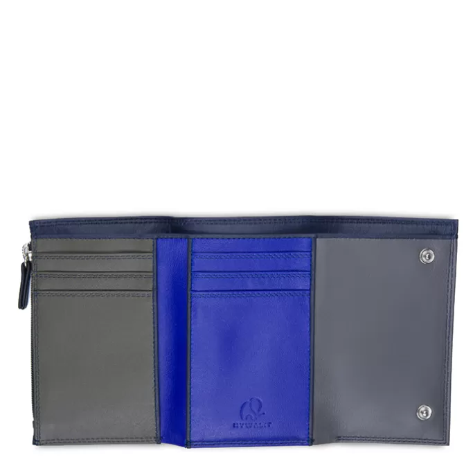 Portefeuille Rfid A Trois Volets Homme Avec Zip Nappa Notte | Mywalit New