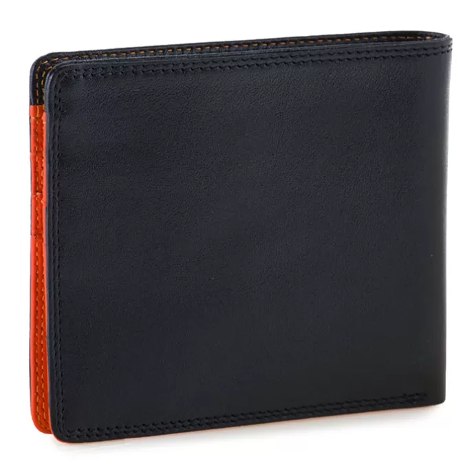 Portefeuille Standard Horizontal Rfid Pour Homme Noir-Orange | Mywalit Cheap