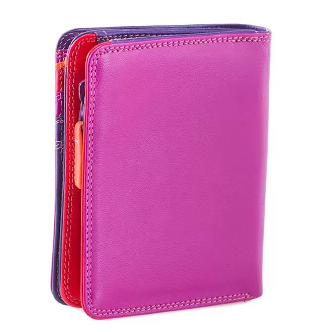 Portefeuille Zippe Moyen Format Sangria Multi | Mywalit Shop