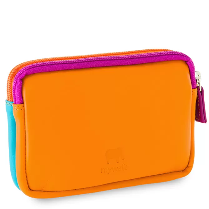 Porte-Monnaie A Double Zip En Cuir Petit Format Copacabana | Mywalit Shop