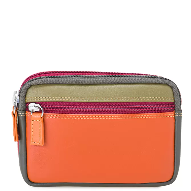 Porte-Monnaie A Double Zip En Cuir Petit Format Lucca | Mywalit Discount