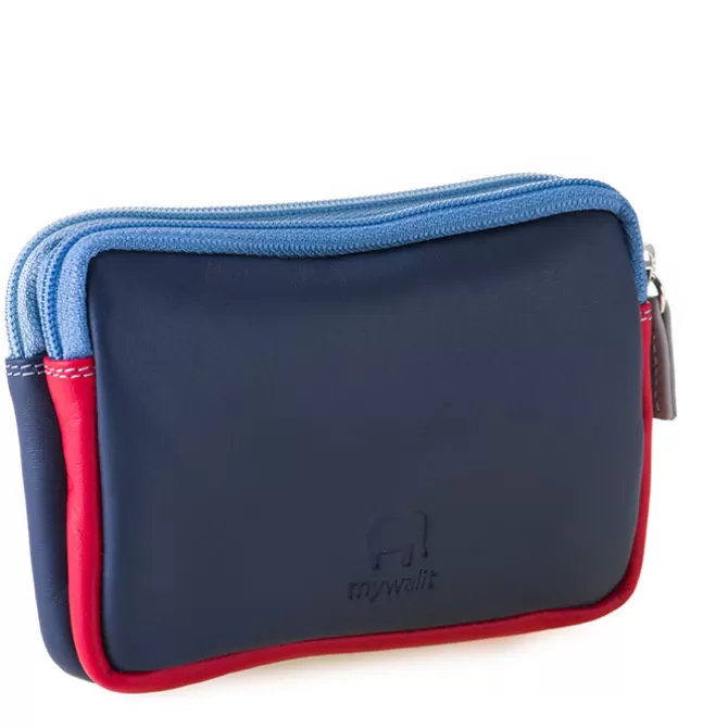 Porte-Monnaie A Double Zip En Cuir Petit Format Royal | Mywalit Online