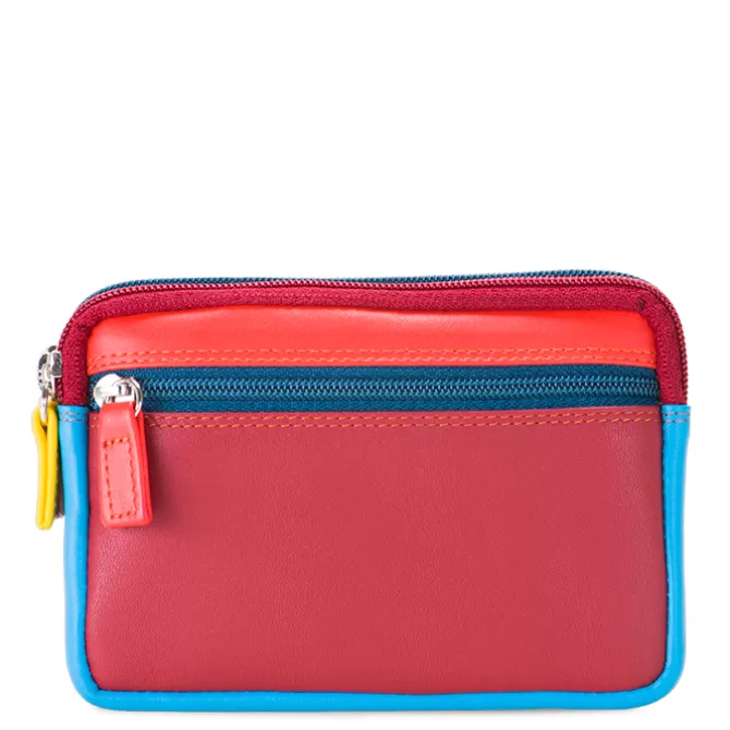 Porte-Monnaie A Double Zip En Cuir Petit Format Vesuvio | Mywalit New