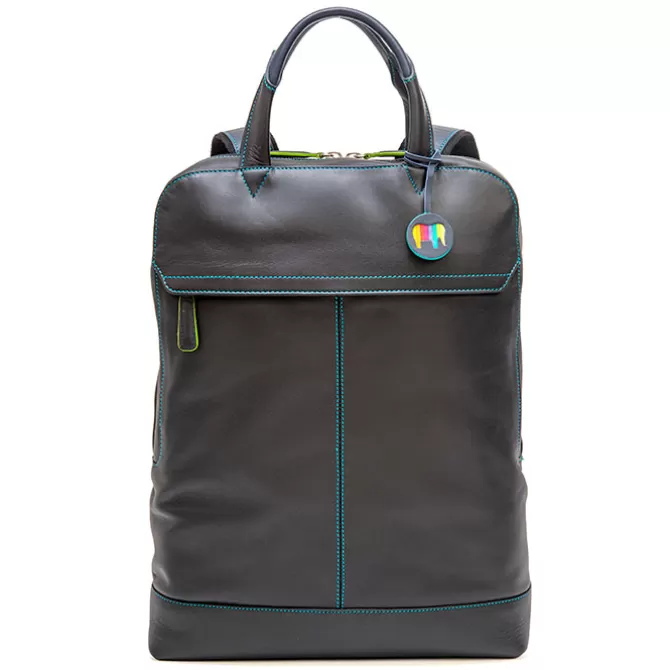 Sac À Dos Mince En Cuir Black Pace | Mywalit Fashion