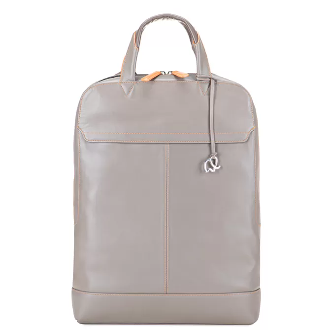 Sac À Dos Mince En Cuir Fumo | Mywalit Store