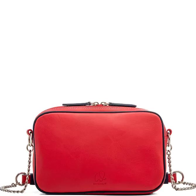 Sac Porte Epaule En Cuir Petit Format Rouge | Mywalit Outlet