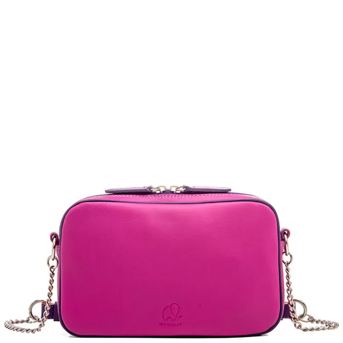 Sac Porte Epaule En Cuir Petit Format Sangria Multi | Mywalit Best Sale